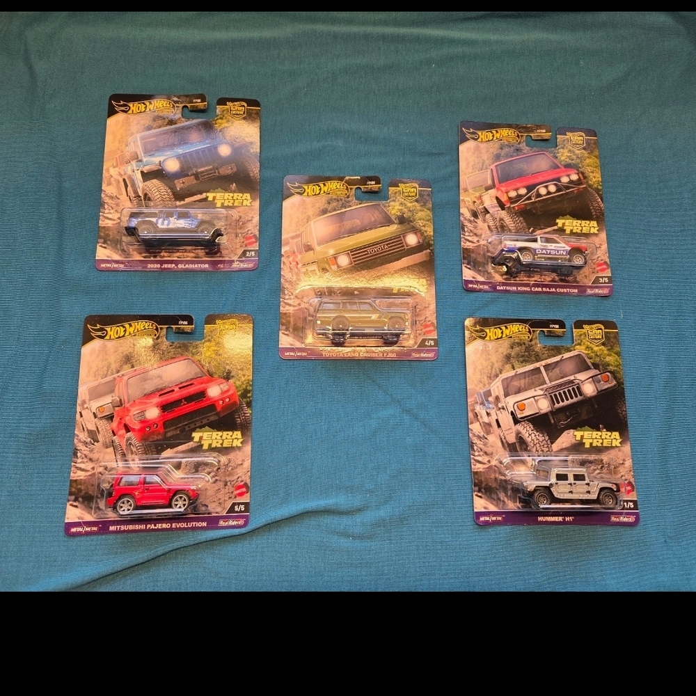 Hot Wheels Car Culture Terra Trek - Complete Set of 5